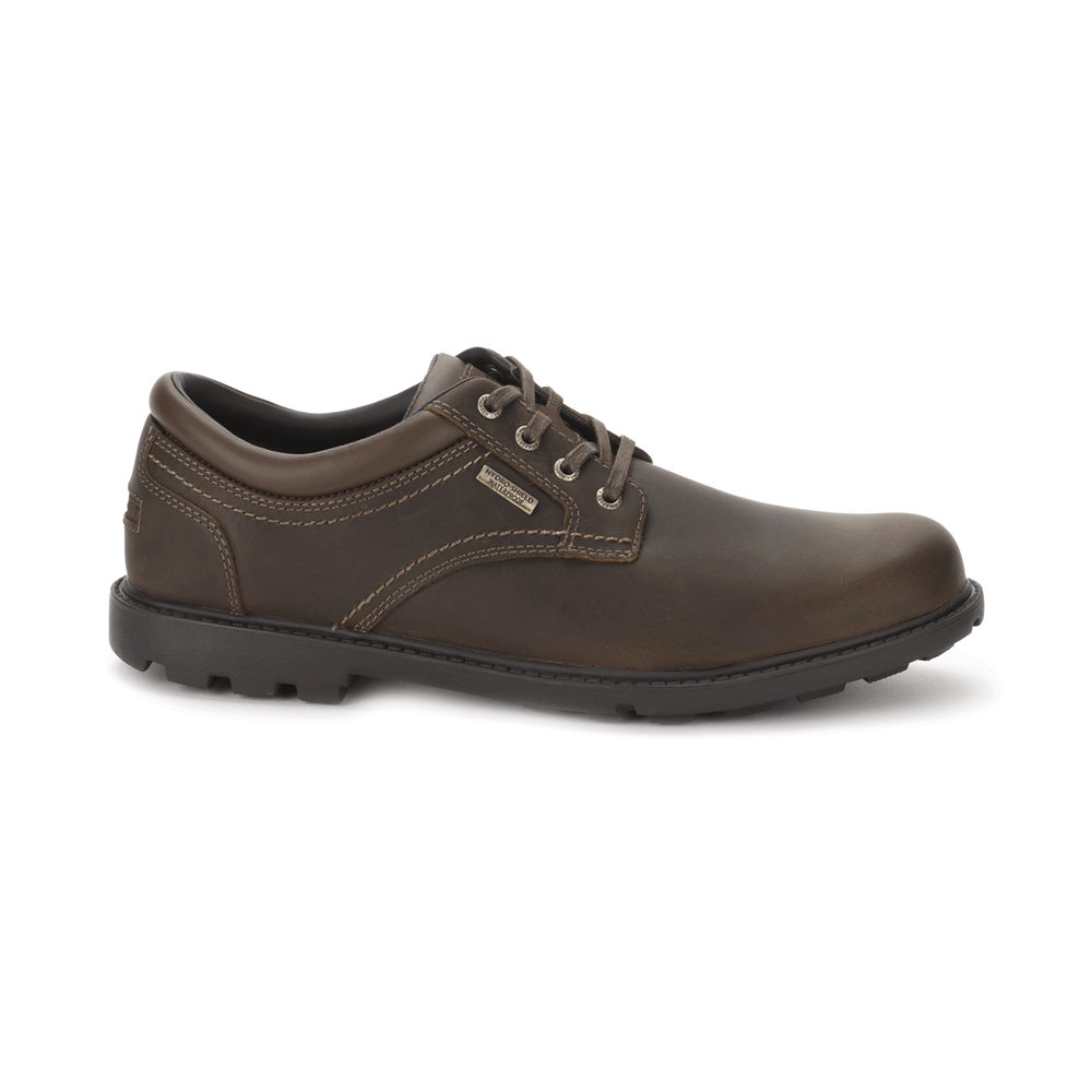 Rockport Mens Storm Surge Plain Toe - Oxfords Brown - IXA857231